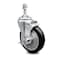 Service Caster 5 Inch Black Polyurethane Wheel Swivel 3/8 Inch Threaded Stem Caster with Brake SCC-TS20S514-PPUB-BLK-TLB-381615 - alternate 4